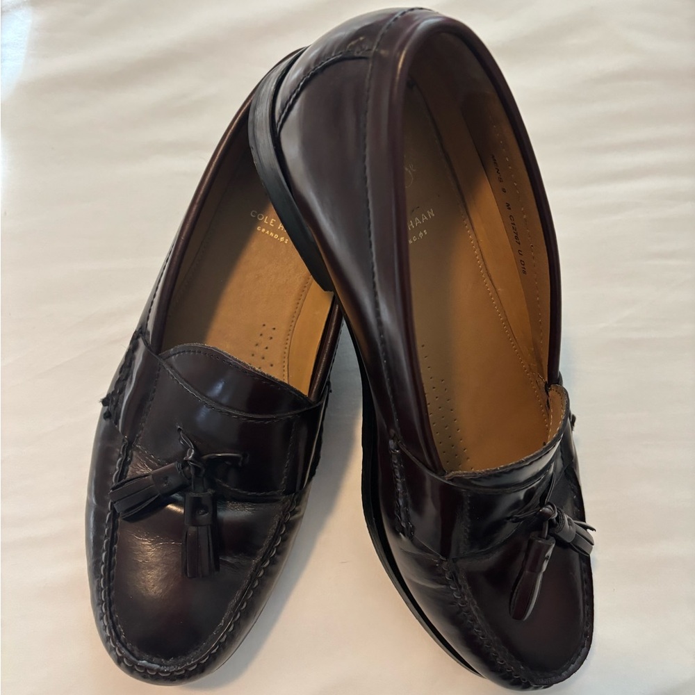 Cole Haan Men's Dark Brown Tassel Loafers